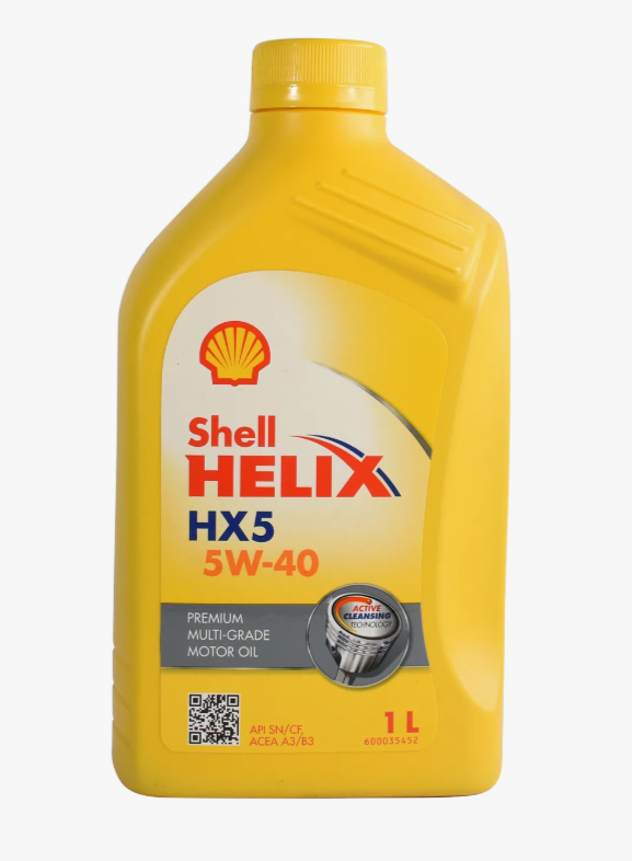 Моторное масло Shell Helix HX5 15W-40 SN+A3B3