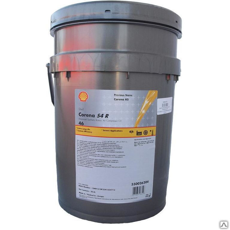 Компрессорное масло Shell CORENA S4 R32 (CORENA AS 32)