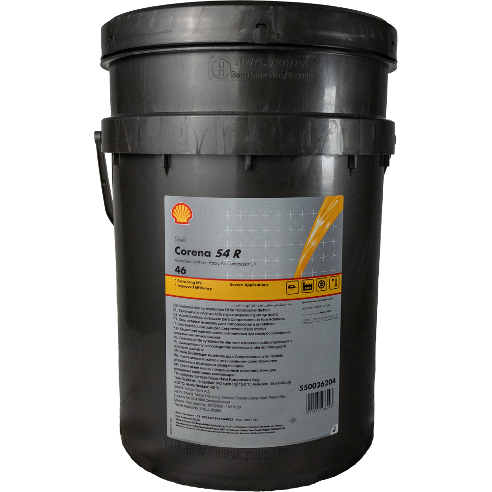 Компрессорное масло Shell CORENA S4 R46 (CORENA AS 46)